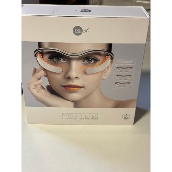 Skin Inc Optimizer Voyage Tri-Light Glasses For Bright Eyes NEW in BOX